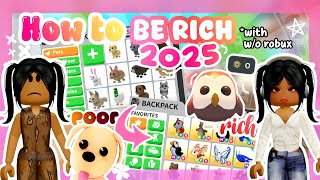 How to BE RICH *2025* in Adopt Me! 🤩(FAST & EASY)