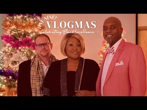 Celebrating Black Excellence With ￼Ebony News Today | Christmas Dinner & Dance | Vlogmas 🎄