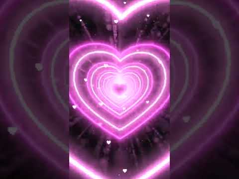 Heart Background💖💖Heart Tunnel | Animated Background | Wallpaper Heart | Neon Heart Tunnel