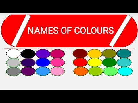 Names of colours