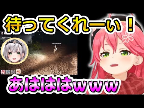 ゲームでも動きが面白すぎるノエル団長に爆笑するみこちとフレア【ホロライブ/切り抜き/不知火建設】