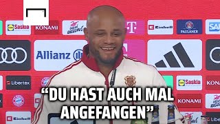 Kompany scherzt mit Reporter wegen Jonas Urbig 😂 | FC Bayern