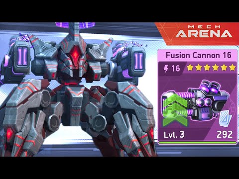 Blockhorn with Fusion Cannon: Heavy Damage, Heavy Impact! 💥⚡ Mech Arena