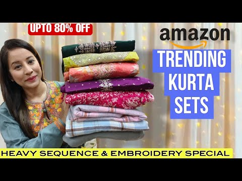 Huge Partywear/WeddingWear Kurti/Kurta Sets/Anarkali/Cord Set Haul Upto 80%Off #haul #trending