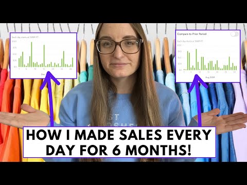 HOW I MADE SALES EVERYDAY FOR 6 MONTH STRAIGHT! *not clickbait*