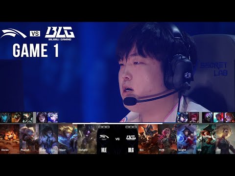 Hanwha Life Esports vs Bilibili Gaming, Game 1 | World Championship 2024 Quarterfinals | HLE vs BLG