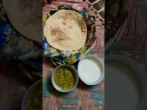 "Saag" Famous Village Food #shorts