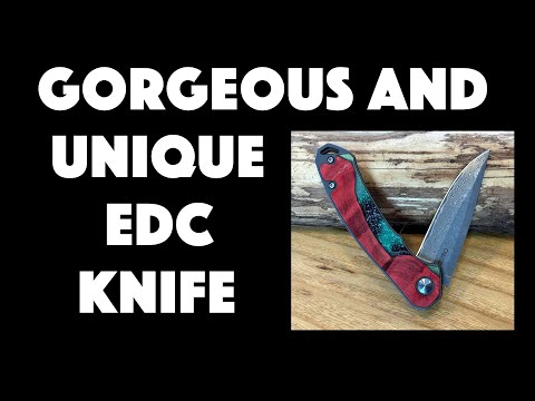 Carved EDC Everyday Carry One-of-a-Kind Pocket Knife -- REVIEW