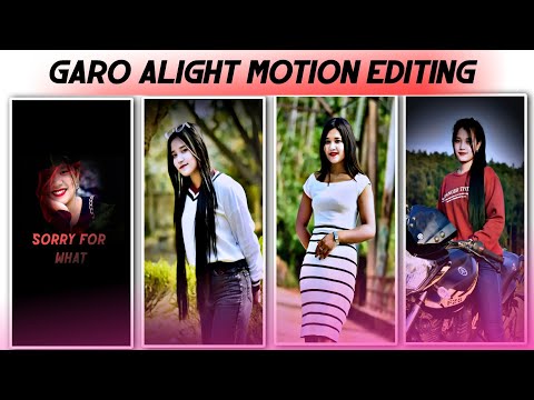 Garo romantic dialogue reels editing alight motion | Garo song | Garo alight motion video editing