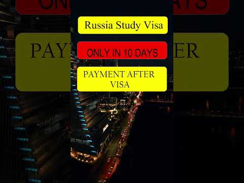 Russia study visa benefits | Russia study visa 2024