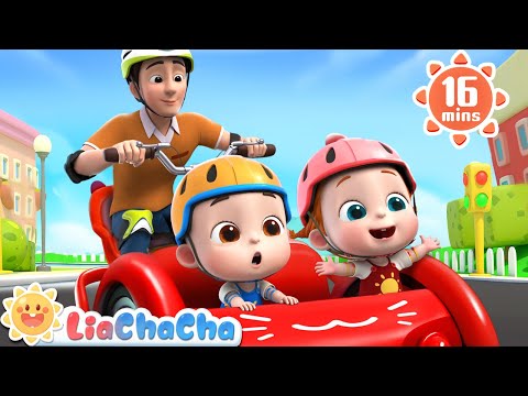 Going Out with Daddy | Red or White Colors Song | Kids Songs & Nursery Rhymes | LiaChaCha