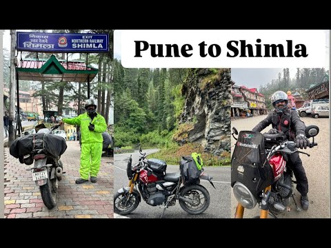 E4 Chandigarh to Shimla |Pune to Spiti & Ladakh #spiti #spitivalley #ladakh #speed400 #triumph #wow