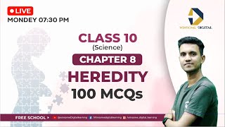 Class 10 Biology Chapter 8 | Heredity 100 MCQs | Rapid Revision by Piyush Soni