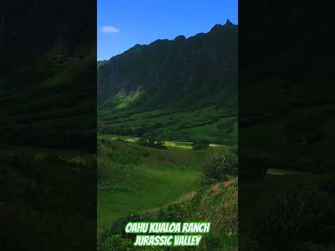 Oahu's Hawaii Jurassic valley 🌴🦖🦕🌴🌺