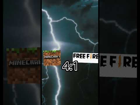 FREE FIRE VS MINECRAFT #shortsfeed #viralshort #minecraftanimination #ffanimation #minecraftshorts