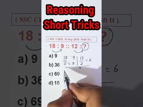 Reasoning Short Tricks / Math Short Trick / Reasoning #shorts #eduction #shorts #youtube #ytshorts