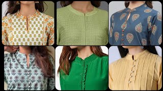 High Neck Kurti Designs/Collar Neck Designs #collar #neck #design