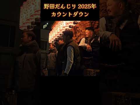 新団長挨拶❗野田だんじり【2025年カウントダウン】 鳳地区