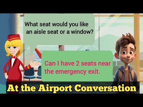 At the Airport Conversation ✅ English Speaking Learning ✅#english #learning