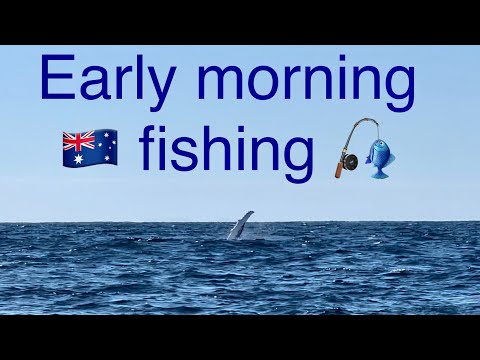 Early and morning fishing in West Australia