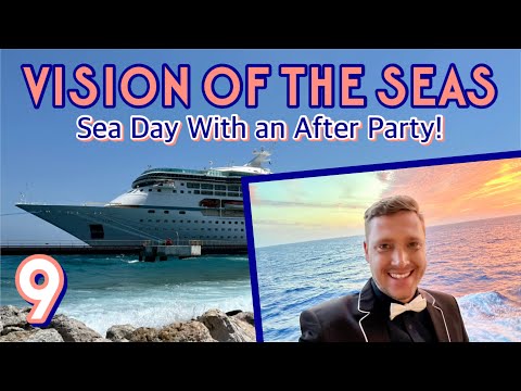 Vision of the Seas: Sea day, fancy dinner, & nightclub fun! | PART 9