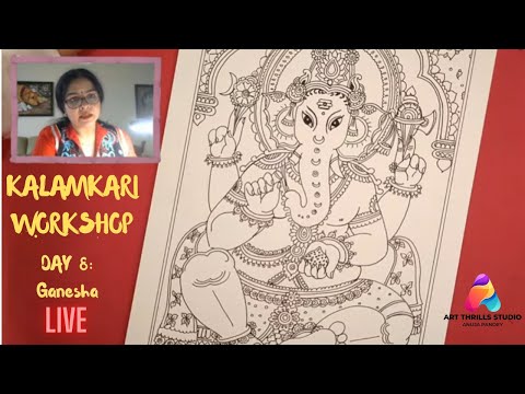 Kalamkari Workshop: Day 8