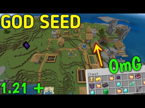 [Top 2 Minecraft Seed 🔥] For Minecraft Bedrock and Pocket Edition 1.21+  | Minecraft seeds