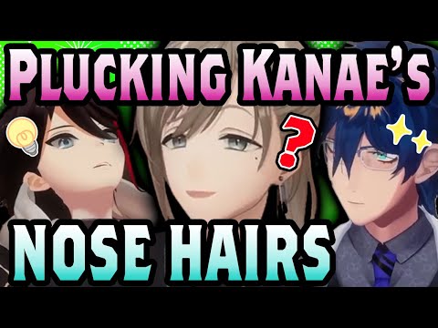 [Eng sub]Kanae, Akina, and Leos play with nose hairs[Romaji][NIJISANJI JP CLIP]