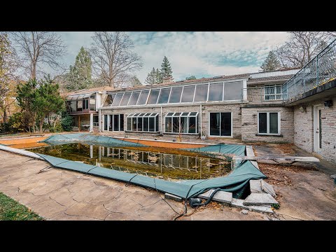 Millionaires EXTRAVAGANT 1980's Party Mansion | They ABANDONED This???