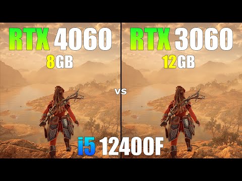 i5 12400F : RTX 4060 vs RTX 3060 - Test in 9 Games in 2024