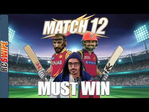 PBKS vs RCB - Punjab Kings vs Royal Challengers Bangalore RCPL 24 Real Cricket Swipe - Live Stream