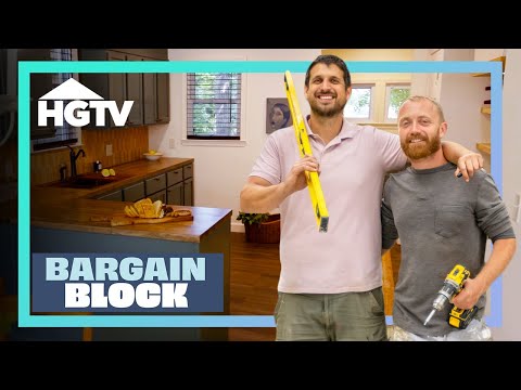 Transforming a Crumbled Home into an Italian Retreat - Full Episode Recap | Bargain Block | HGTV