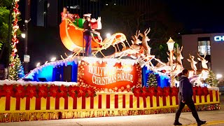 The 2024 Hollywood Christmas Parade-Wide Angle 4K - A Very Wonderful Christmas Parade!😀😀