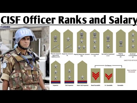 CISF Officer Ranks and Salary. CISF Officer का Ranks and Salary 🔥Central Industrial Security Force🔥।