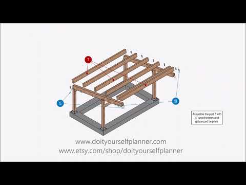 Carport 17x17 Build video