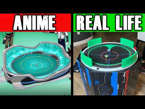 I Made an Anime Beyblade X Stadium IN REAL LIFE!