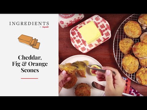 Cheddar, fig and orange scones | Ingredients by Saputo