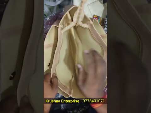 Ladies hand bags #shortvideo #krushnaenterprise #womensfashion