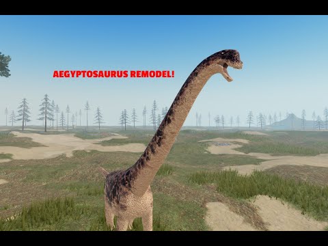 Aegyptosaurus Remodel!!! - Dinosaur World Mobile