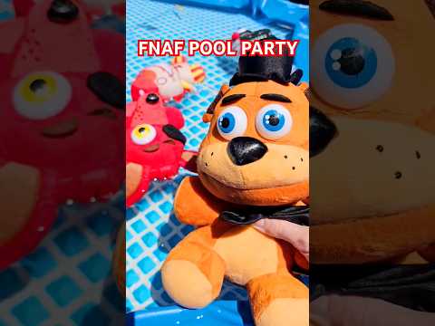 FNAF PLUSH POOL PARTY 🥳 #fnaf #fivenightsatfreddys #fnafmemes