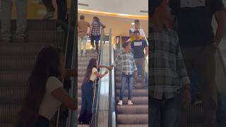 ring prank 😜 in escalator #shorts #shortsfeed #prankinindia #viralshorts #escalator