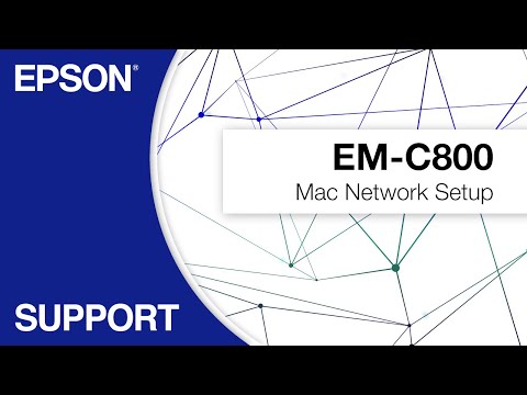 WorkForce Pro EM-C800 | Mac Network Setup