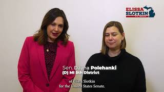 State Senator Dayna Polehanki endorses Elissa Slotkin