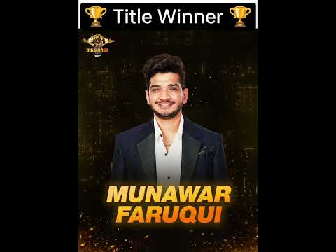 Bigg Boss Hindi season 17 Winner 🏆#biggboss #biggbosshindi #viral #trendingshorts#shortvideo #winner