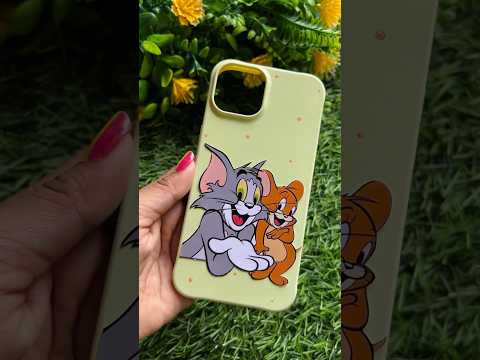 Tom & Jerry Mobile cover painting #reuseoldmobilecover #diyTom&jerry #shorts