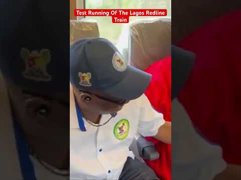 Testing Of The Lagos Redline Train By The Governor #100shorts2024 #youtubemadeforyou