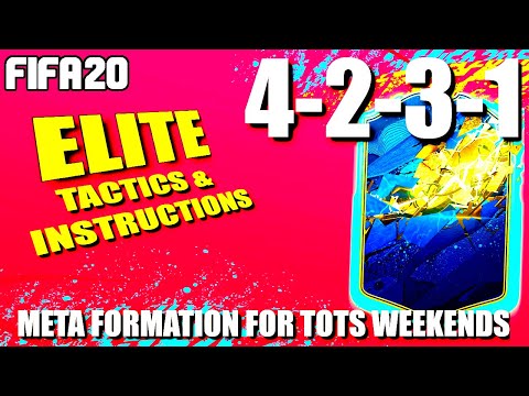 FIFA 20: 4231 - META TOTS WEEKEND LEAGUE BEST CUSTOM TACTICS & INDIVIDUAL INSTRUCTIONS FOR FUT