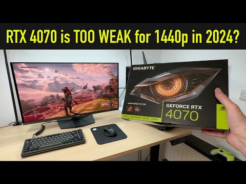 RTX 4070 vs The Most Demanding Games at 1440p in 2024