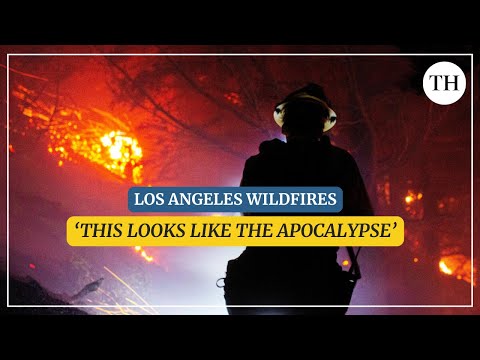 Aerial views of Los Angeles ravaged by fires | California wildfires