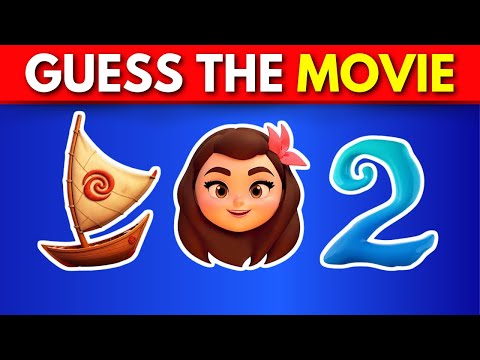 Guess the MOVIE by Emoji 🎬🍿 Movie Quiz | Moana 2, The Grinch, Home Alone, Sonic the Hedgehog 3